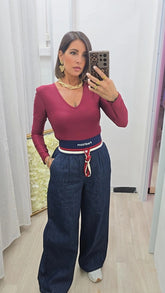 Maglia Spalline Bordeaux art.16398